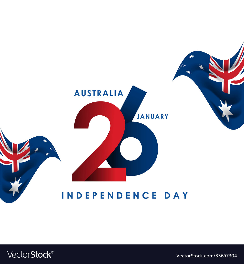 Australia independence day template design
