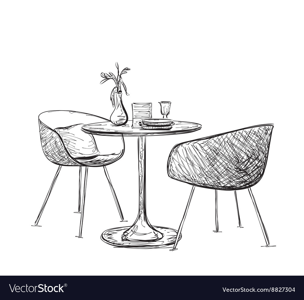 Modern Chair Sketch Stock Illustration  Download Image Now  Apartment  Architecture Armchair  iStock