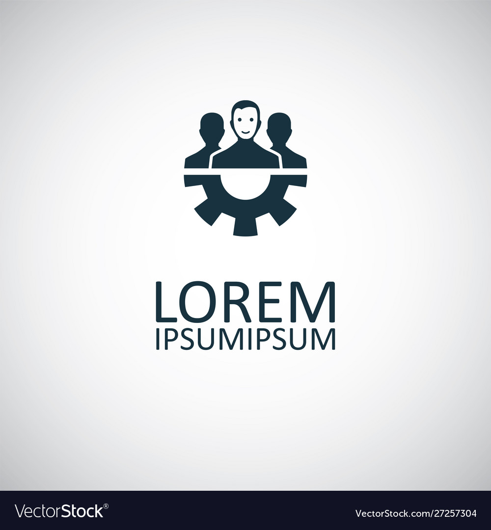 Team icon for web and ui on white background