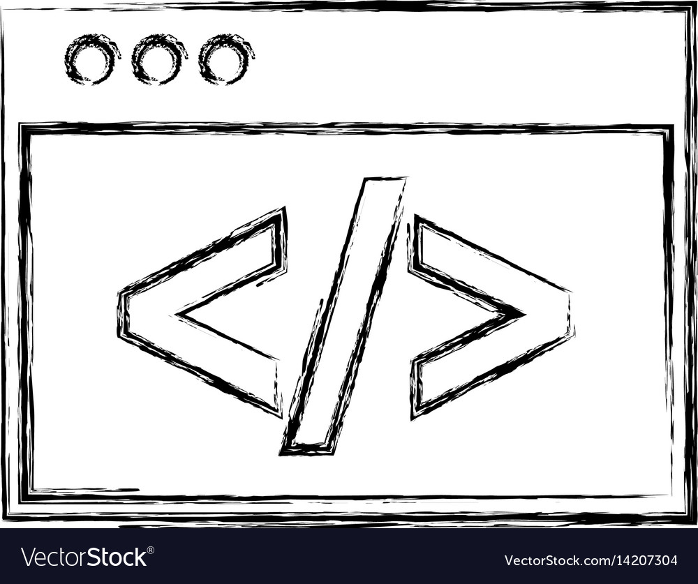Template webpage isolated icon