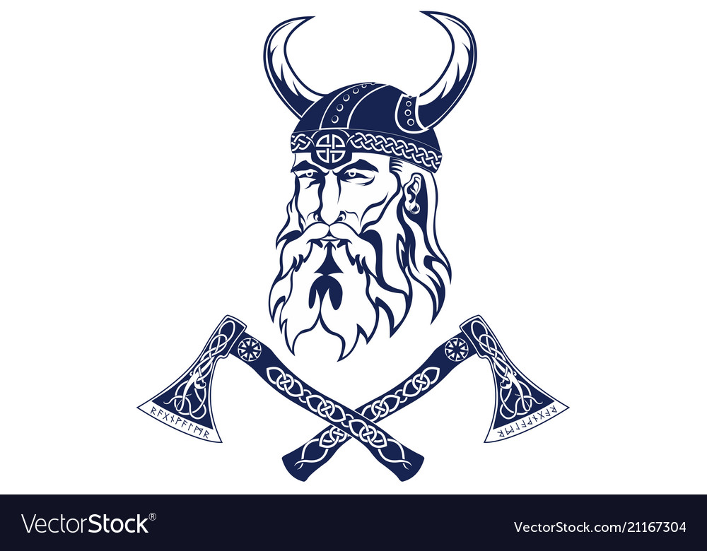 seamless viking pattern 02