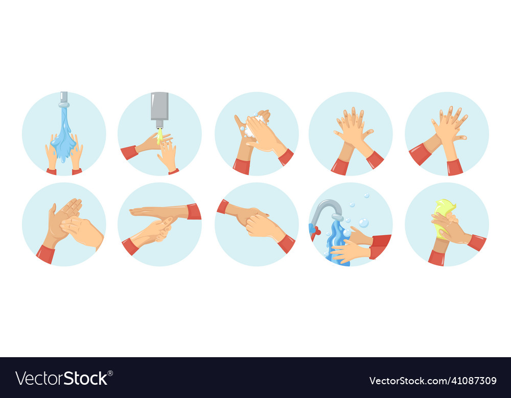 Hand washing disinfection sanitary hygiene