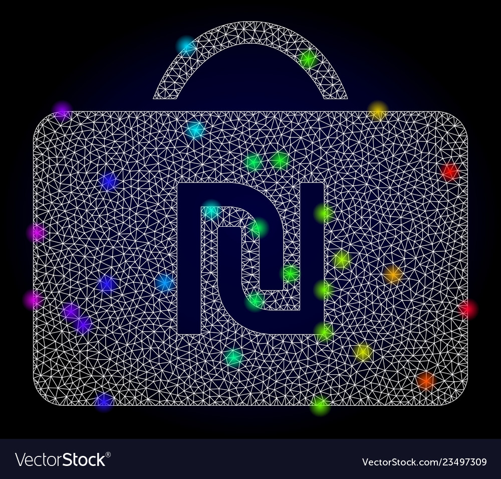 Network mesh shekel case with spectrum