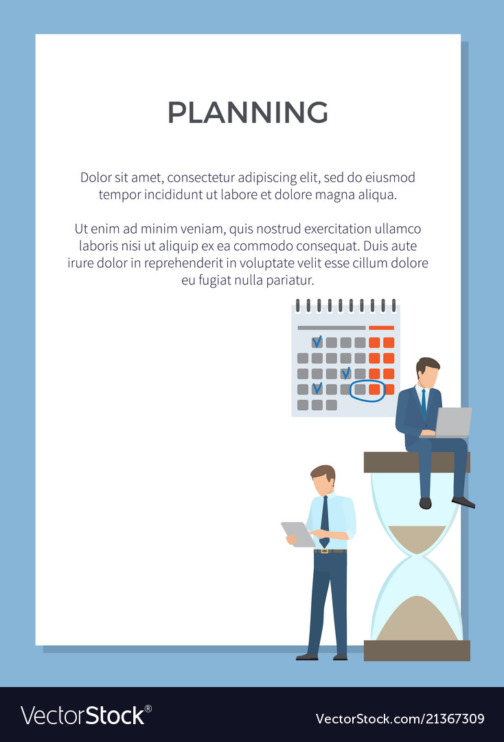 Planning visualization poster