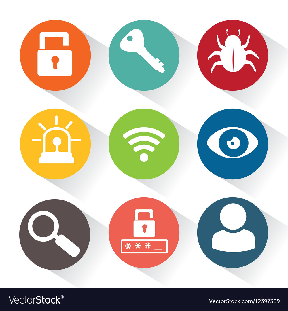 Security system set icons