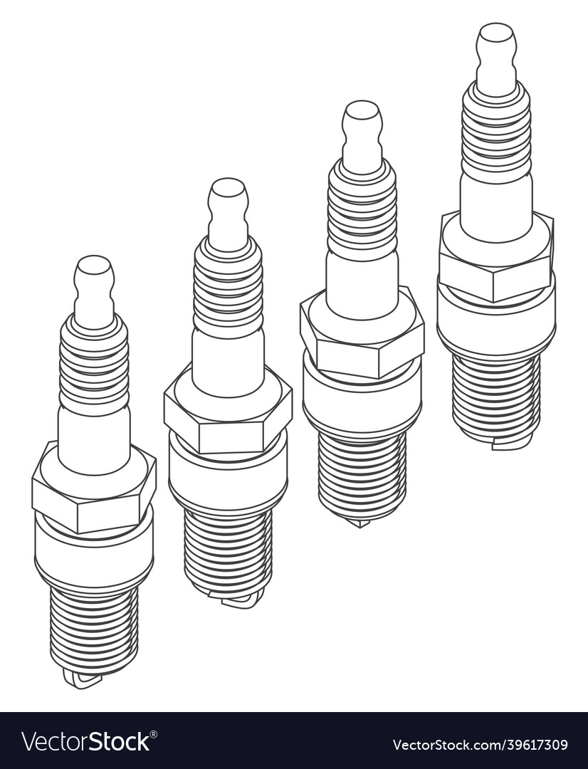 Spark plug set of 4
