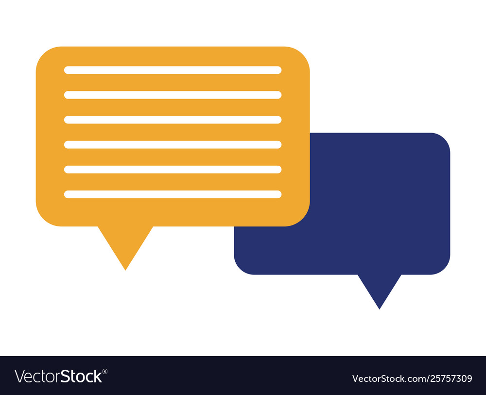 Speech bubble with lines icon