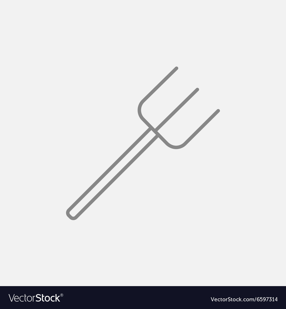 Pitchfork Line Symbol