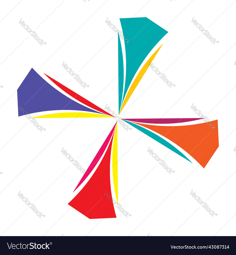 Simple motif mandala shape element circular round