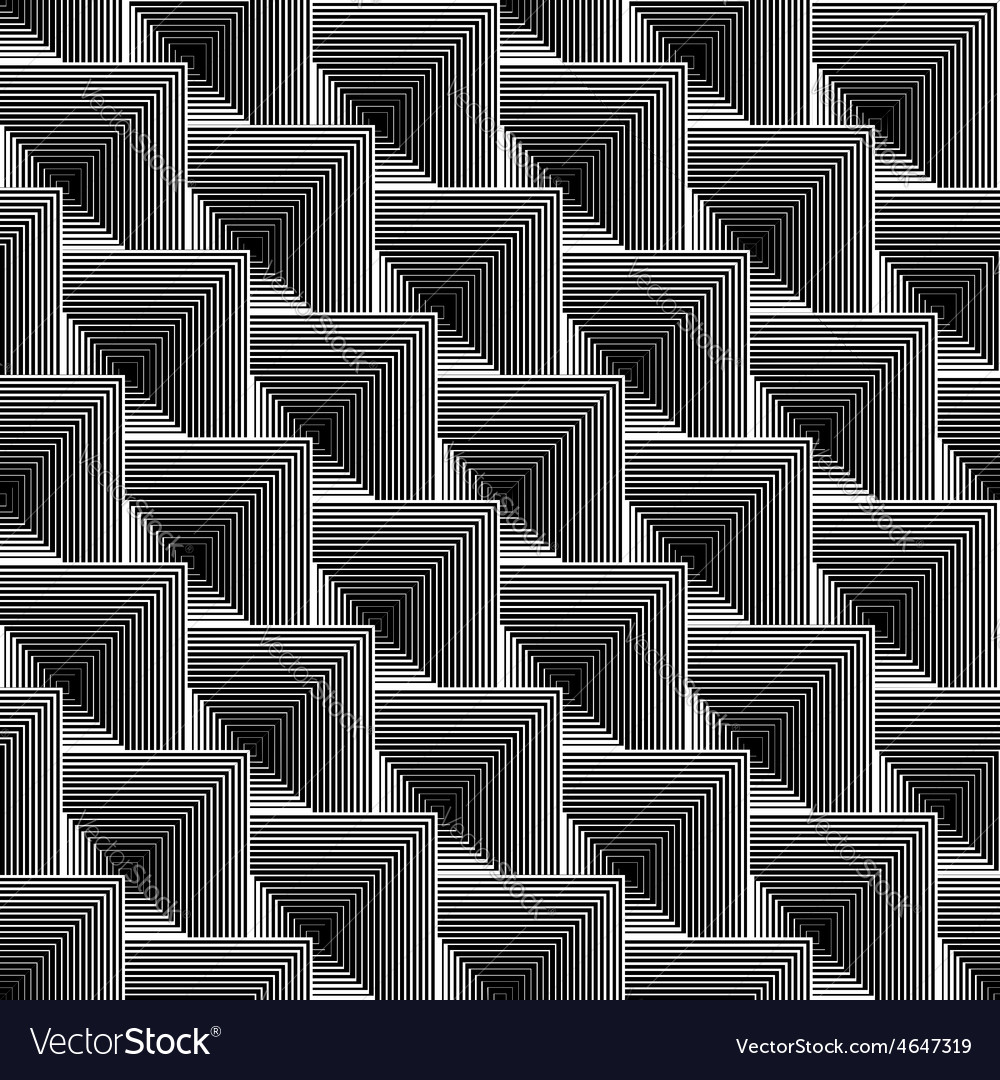 Design seamless monochrome square pattern