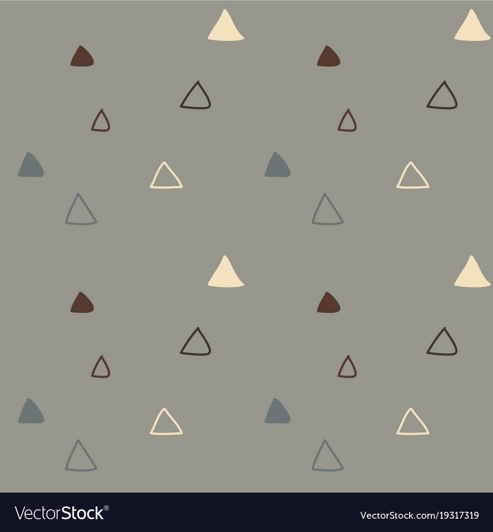 Kids triangular seamless pattern