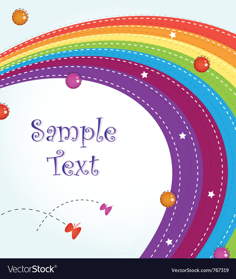 Rainbow Card with Spectrum