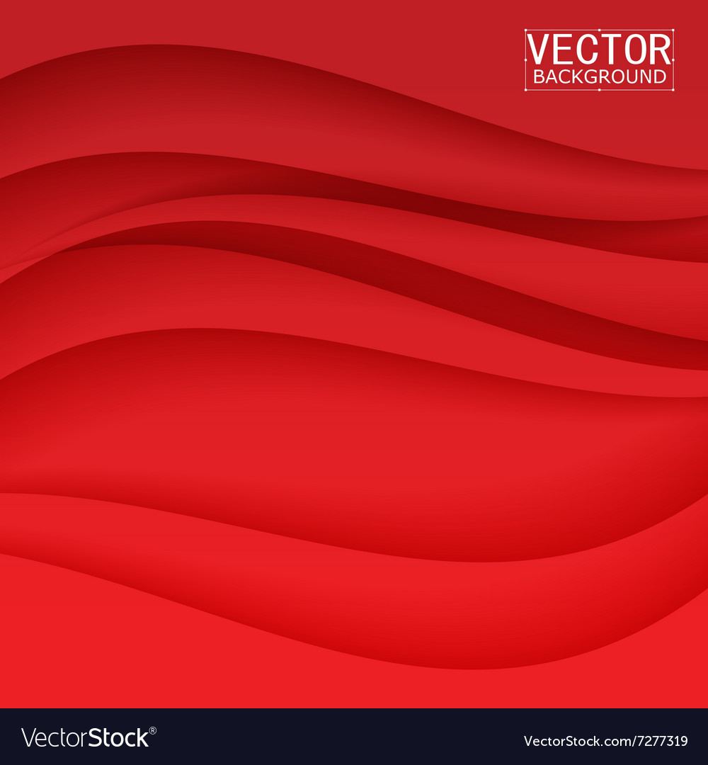 Red background curve