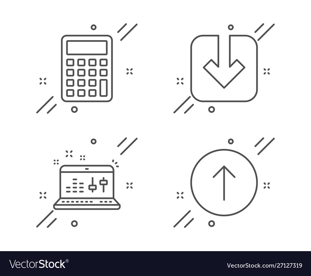 Sound check load document and calculator icons