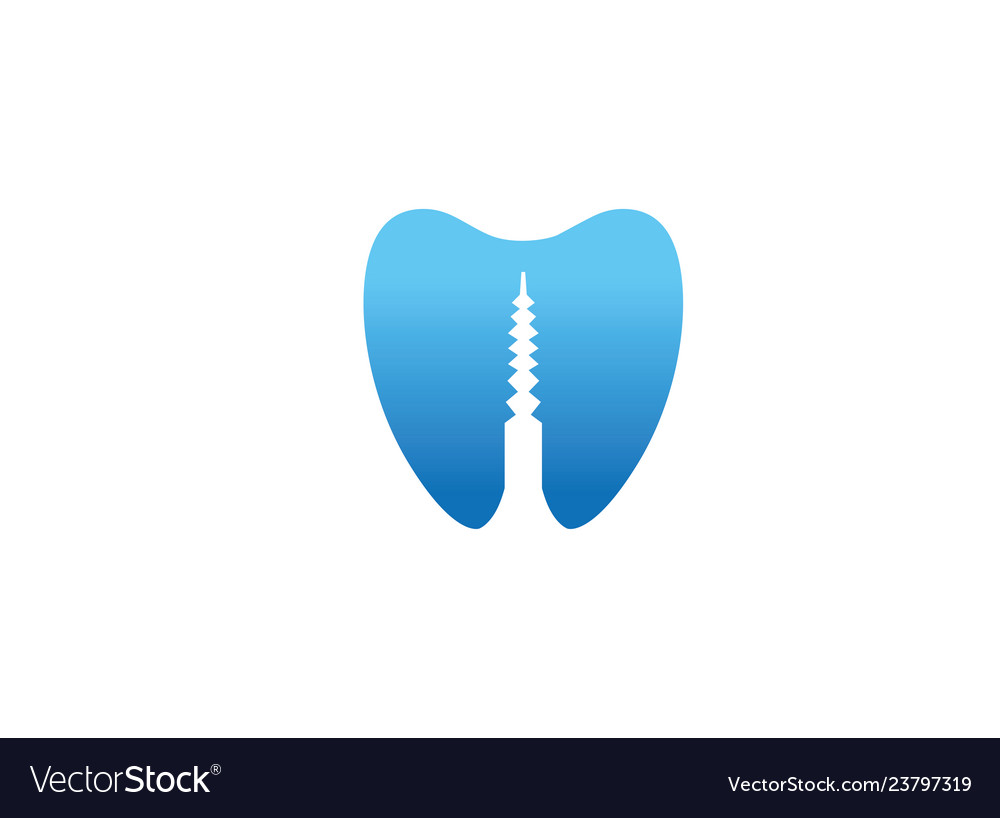 Teeth care and repair for dentist clinic logo