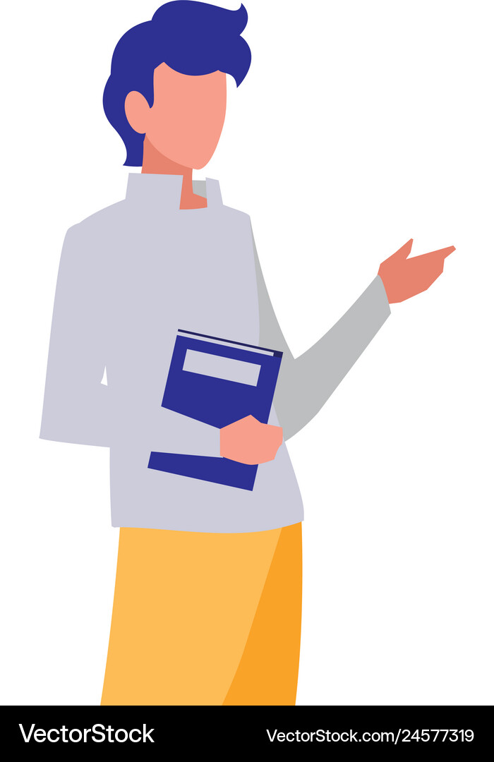 Student Model Making Vector Young boy student modeling Royalty Free Vector Image