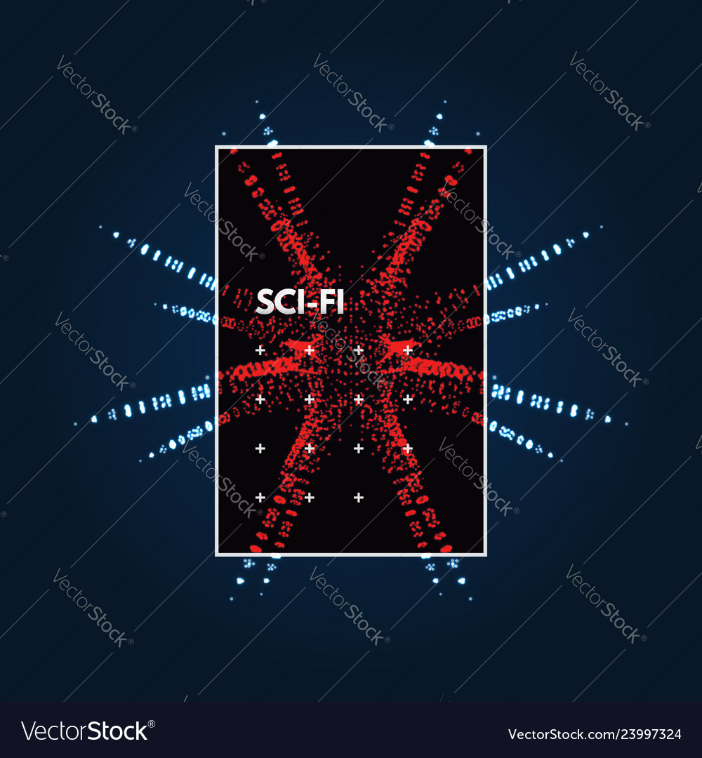 Connection structure 3d abstract for science vector image Connection structure 3d abstract for science