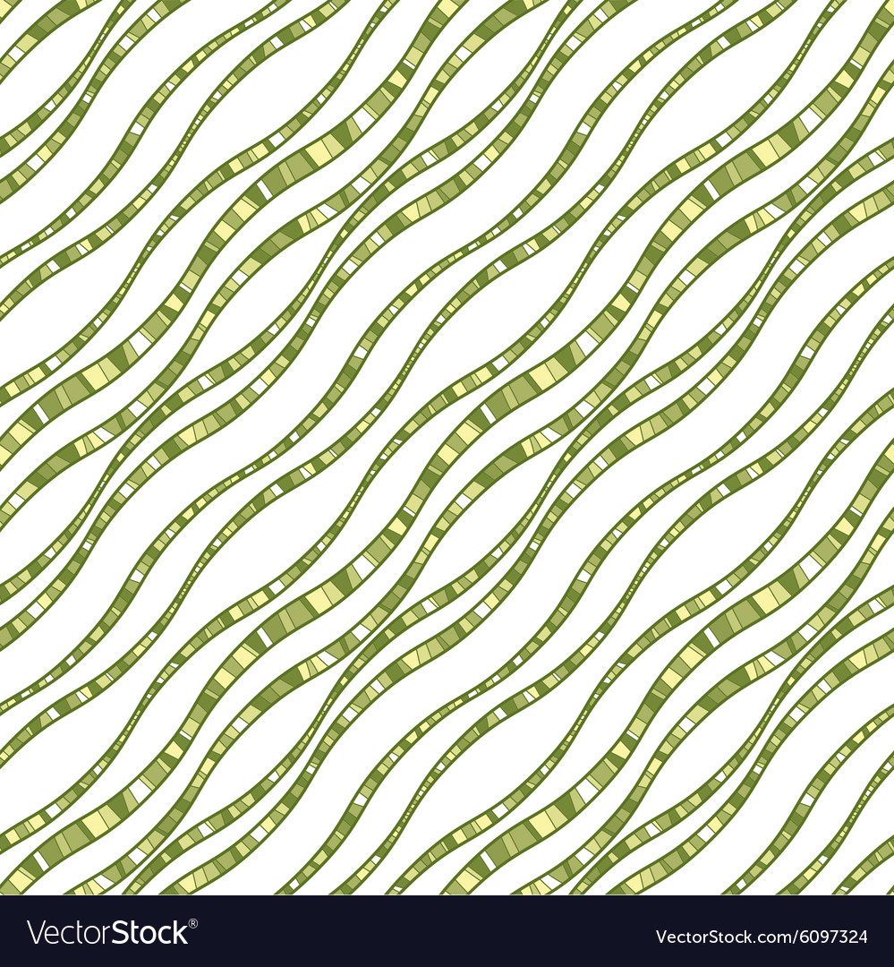 Seamless pattern of wavy lines
