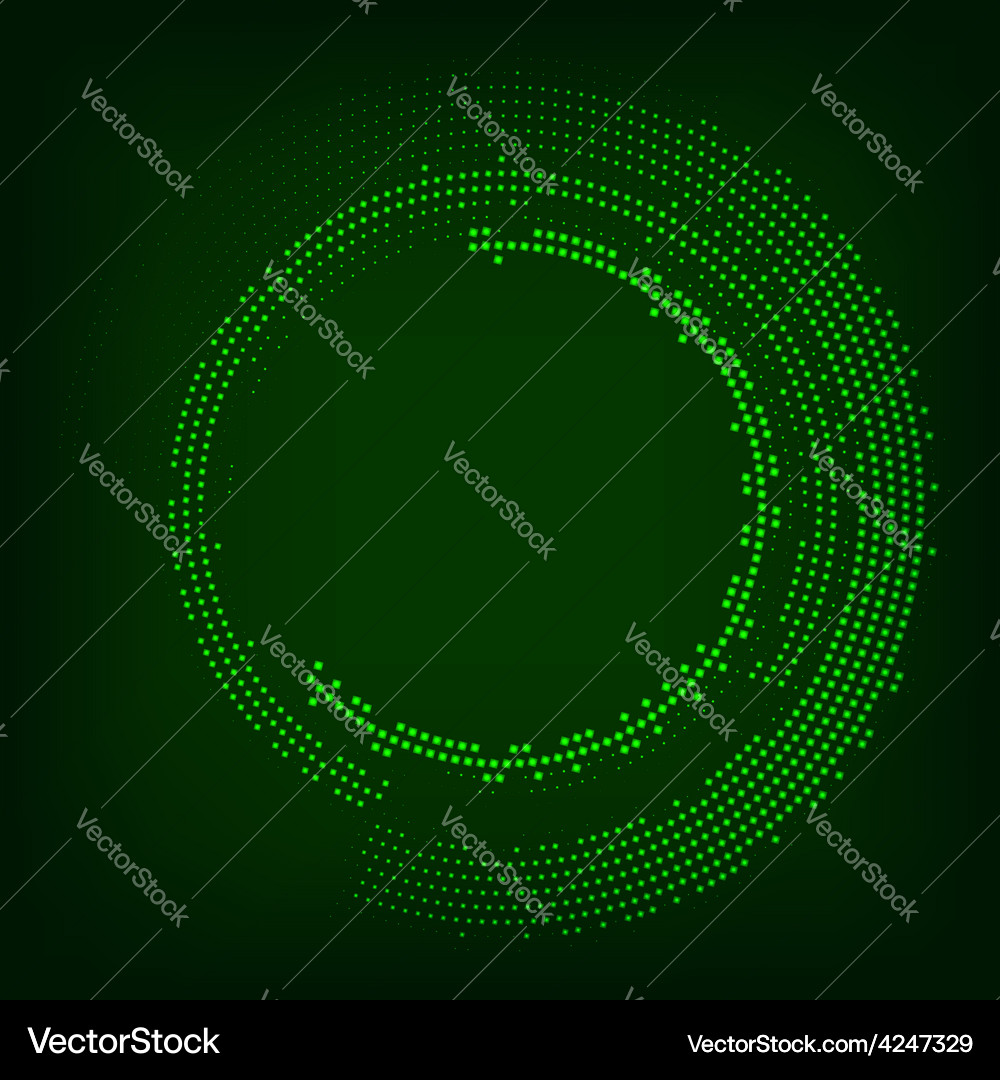 Abstract circle halftone Royalty Free Vector Image