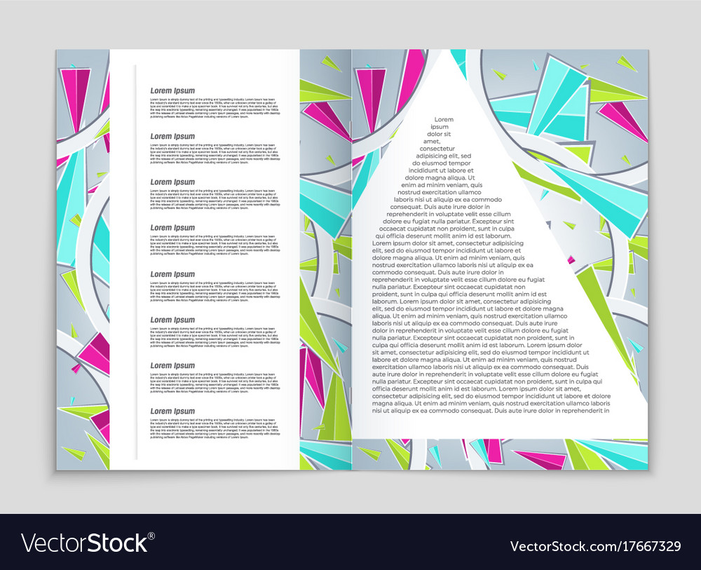 Abstract layout background set for art