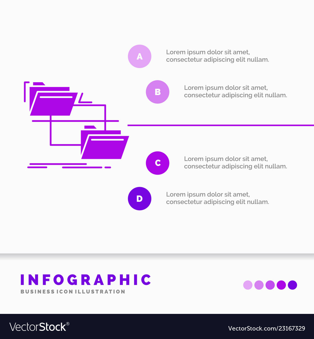 Folder file management move copy infographics
