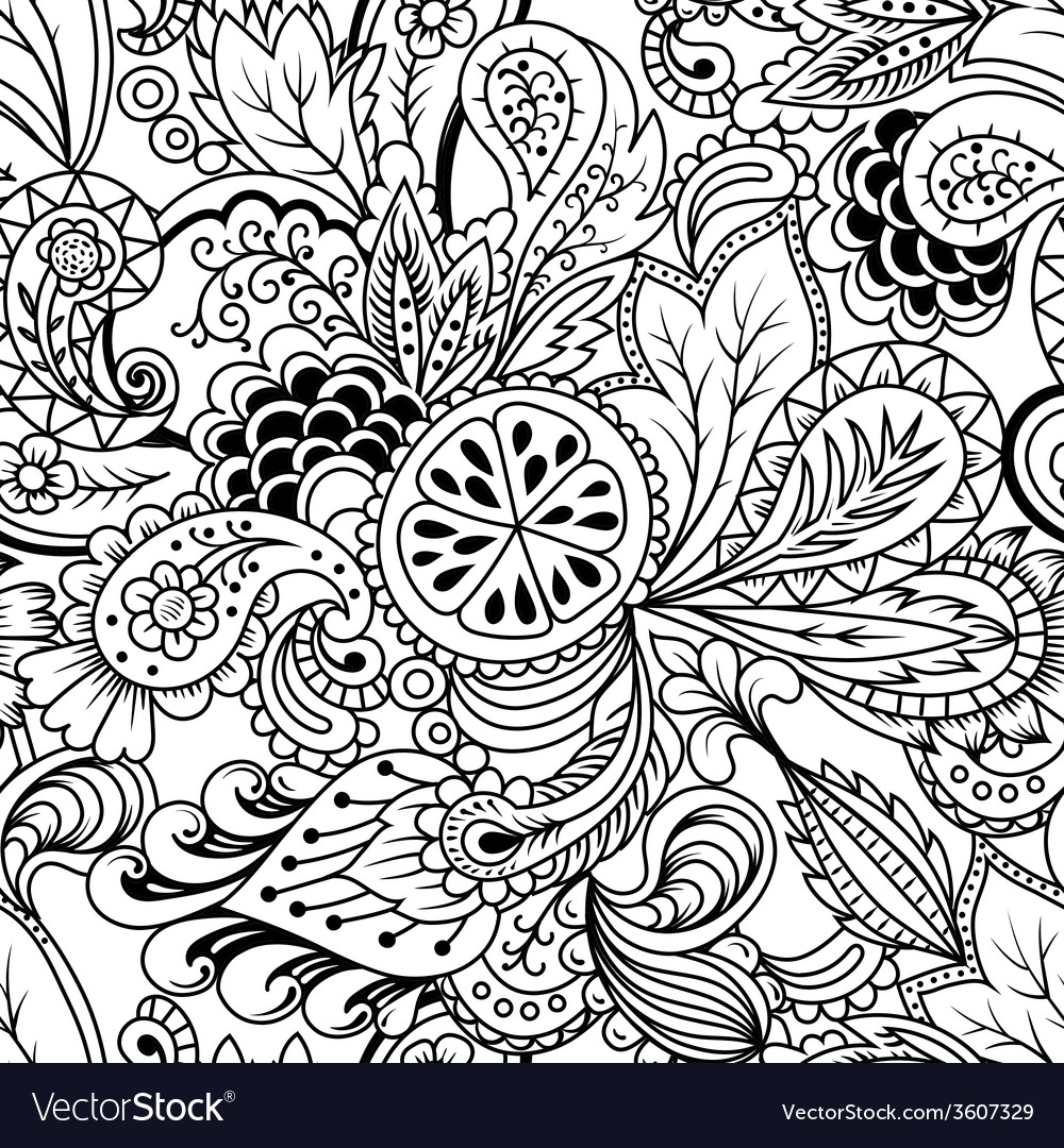 Intricate Doodles Pattern
