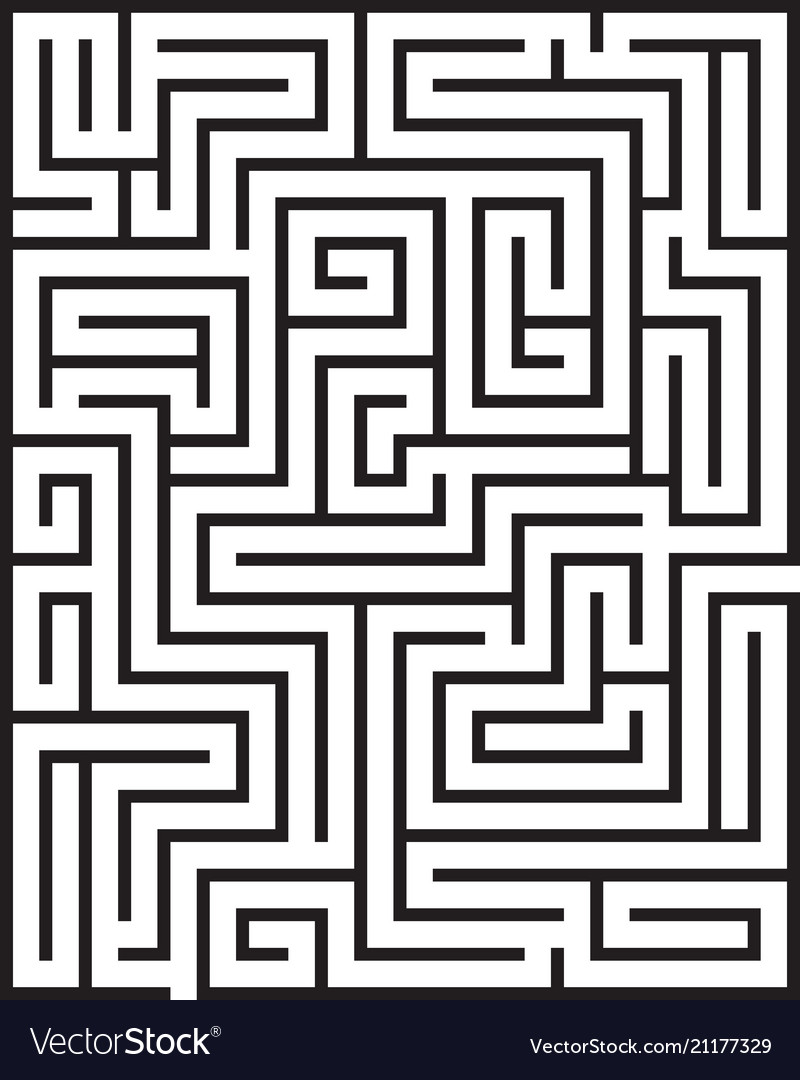 Rectangle Maze Coloring Page Print Color Fun | My XXX Hot Girl