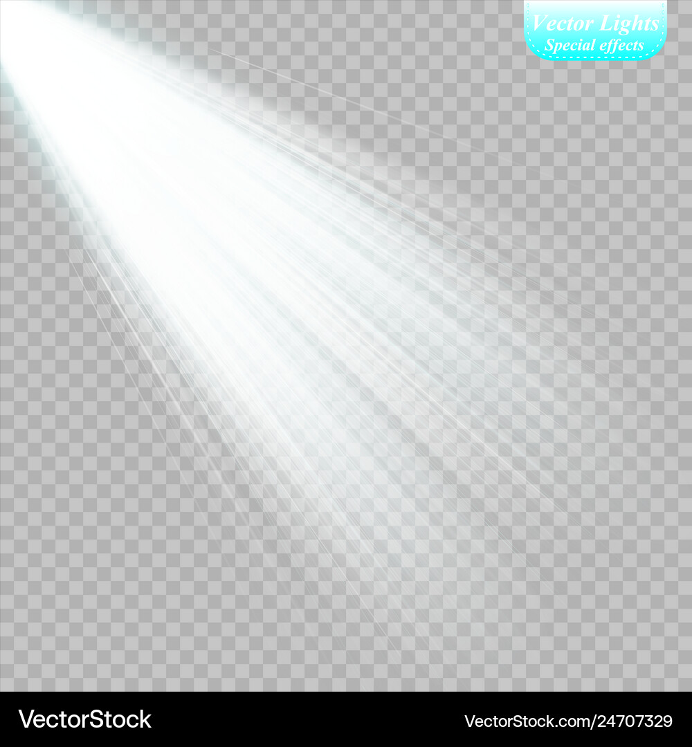 Spotlight light effect Royalty Free Vector Image