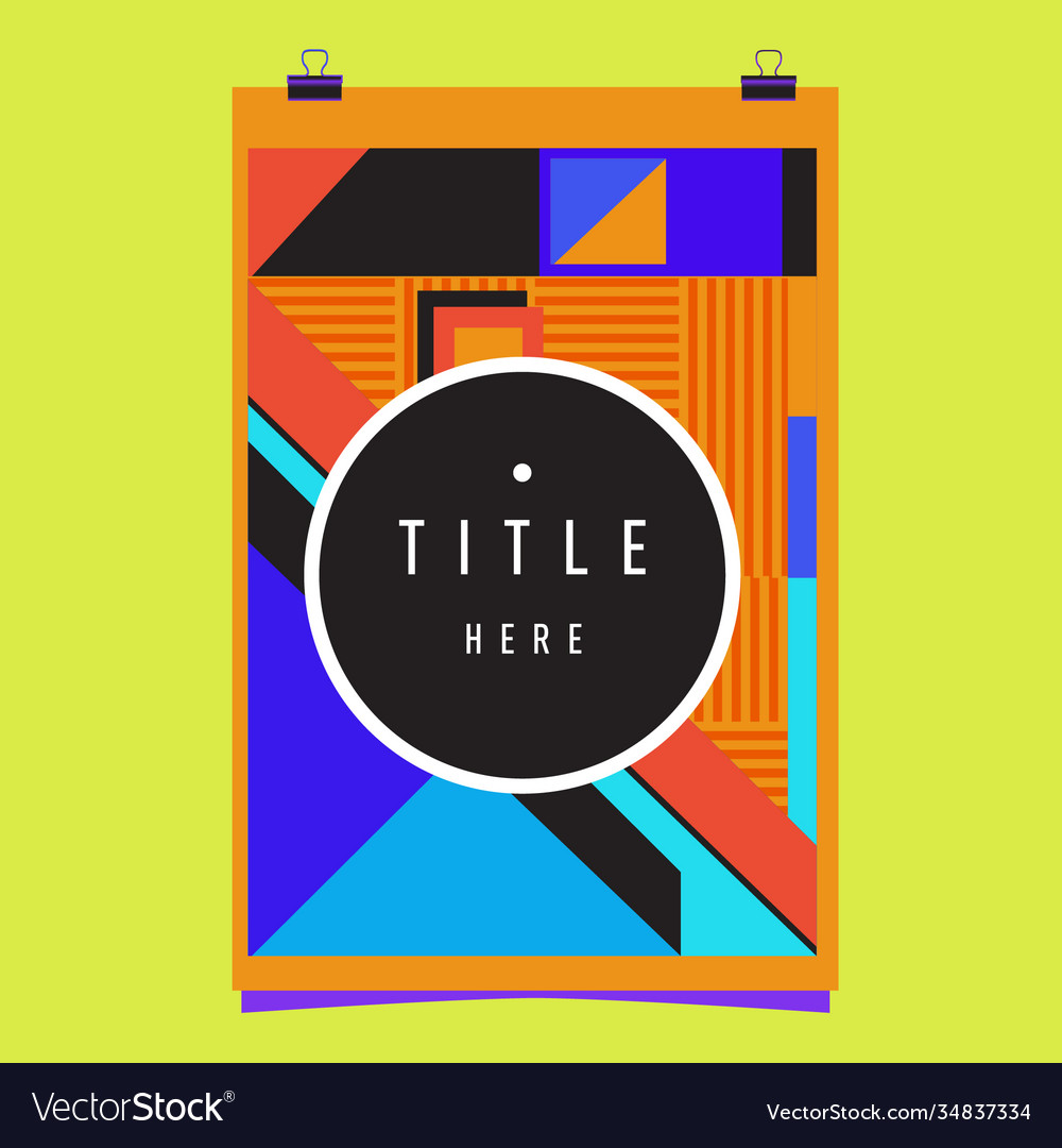 Abstract colorful geometric pattern background Vector Image Abstract colorful geometric pattern background