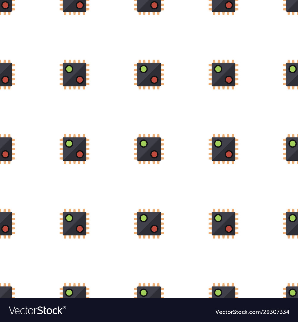 Ai decision icon pattern seamless isolated