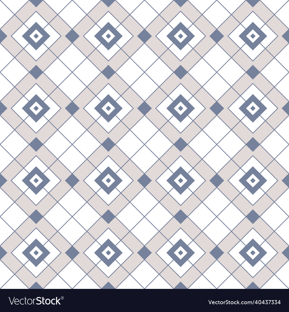 An abstract seamless pattern of geometric shapes vector image An abstract seamless pattern of geometric shapes