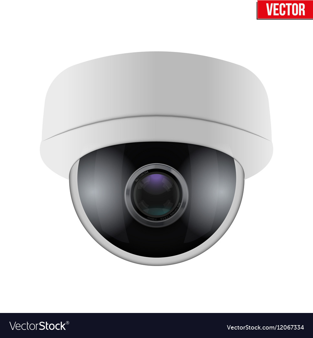 CCTV security camera Royalty Free Vector Image