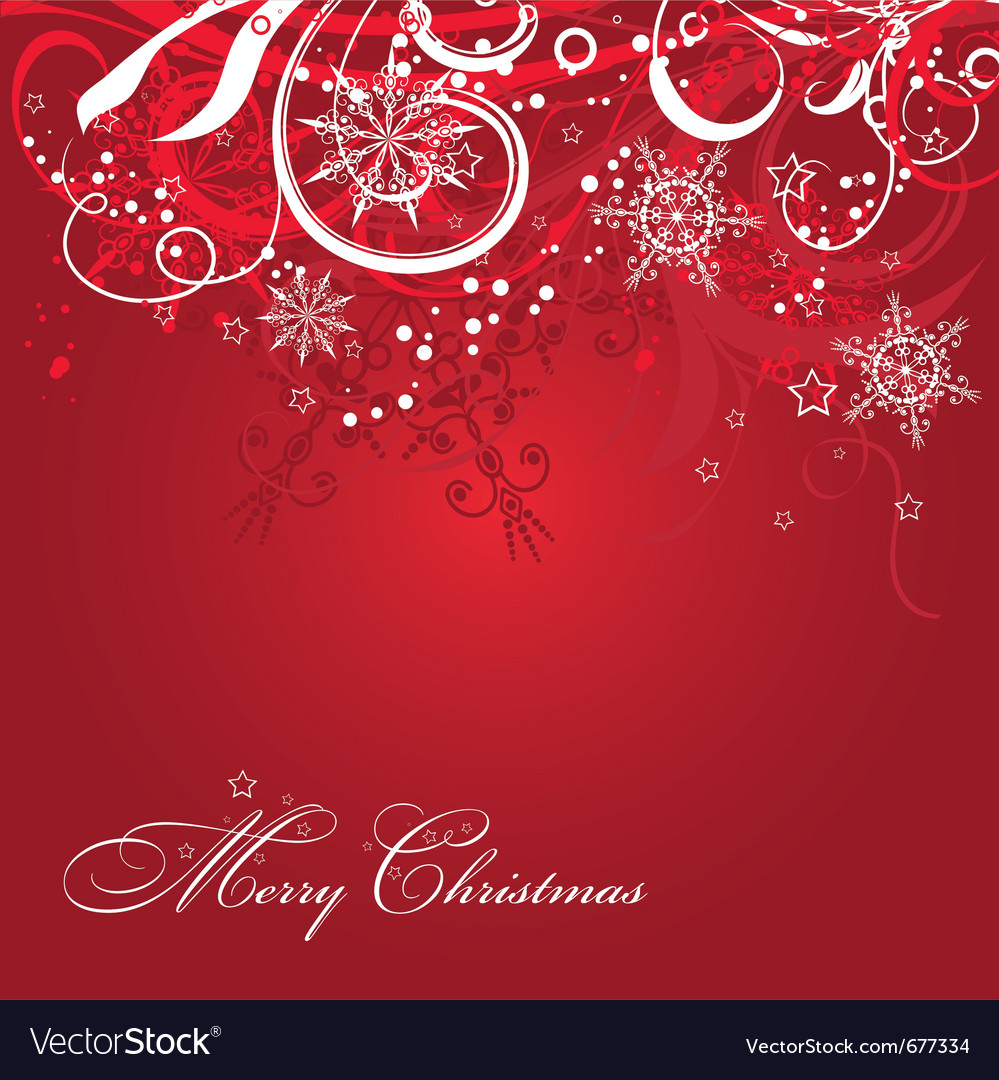 Christmas Background With Decoration Royalty Free Vector