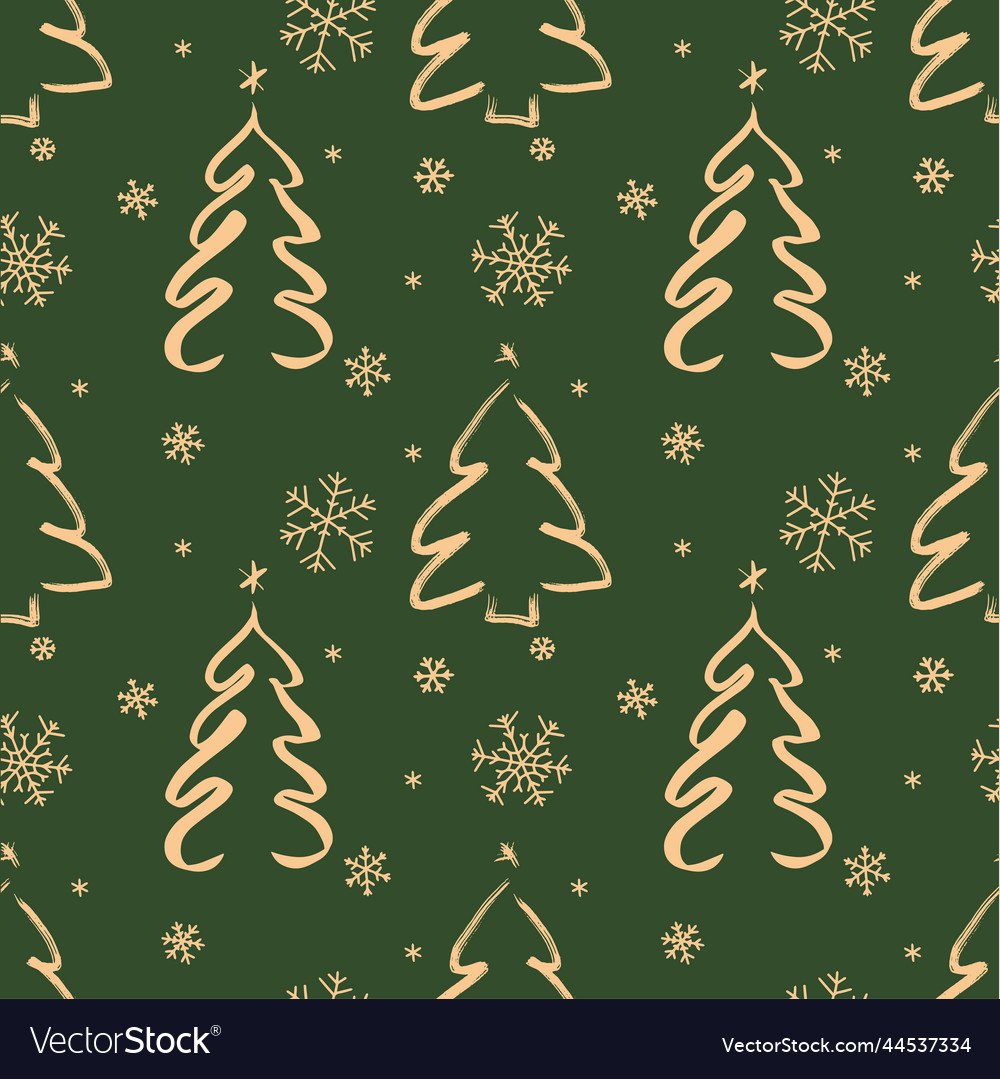 Christmas Tree Snowflake Pattern