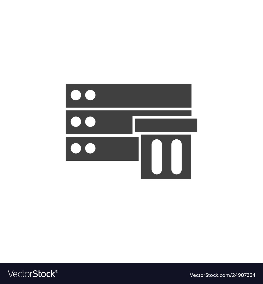 Database server storage icon element