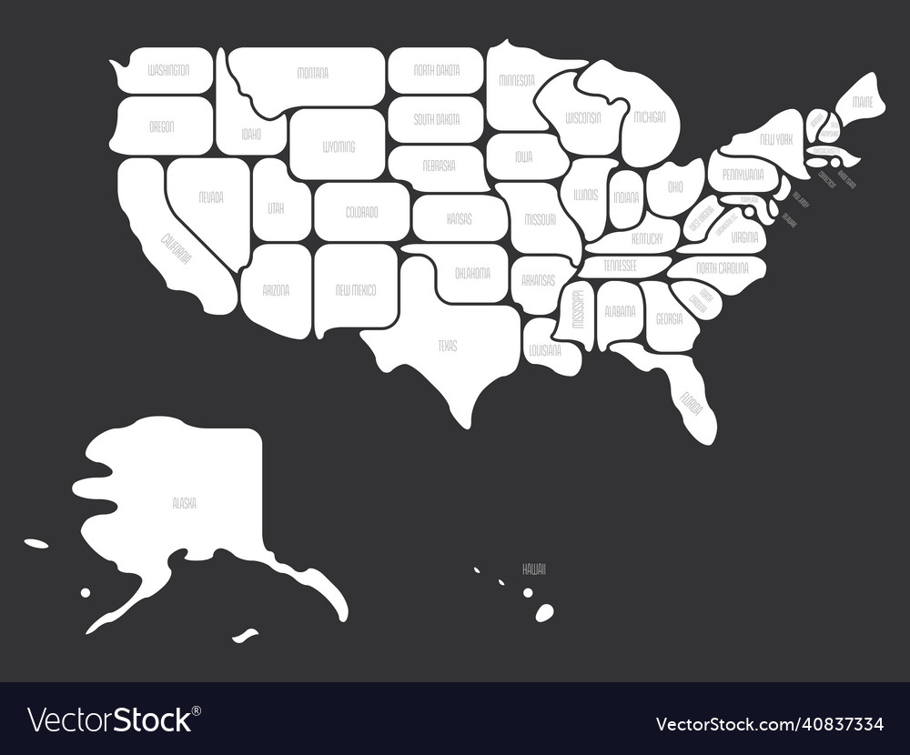 Generalized smooth map of usa