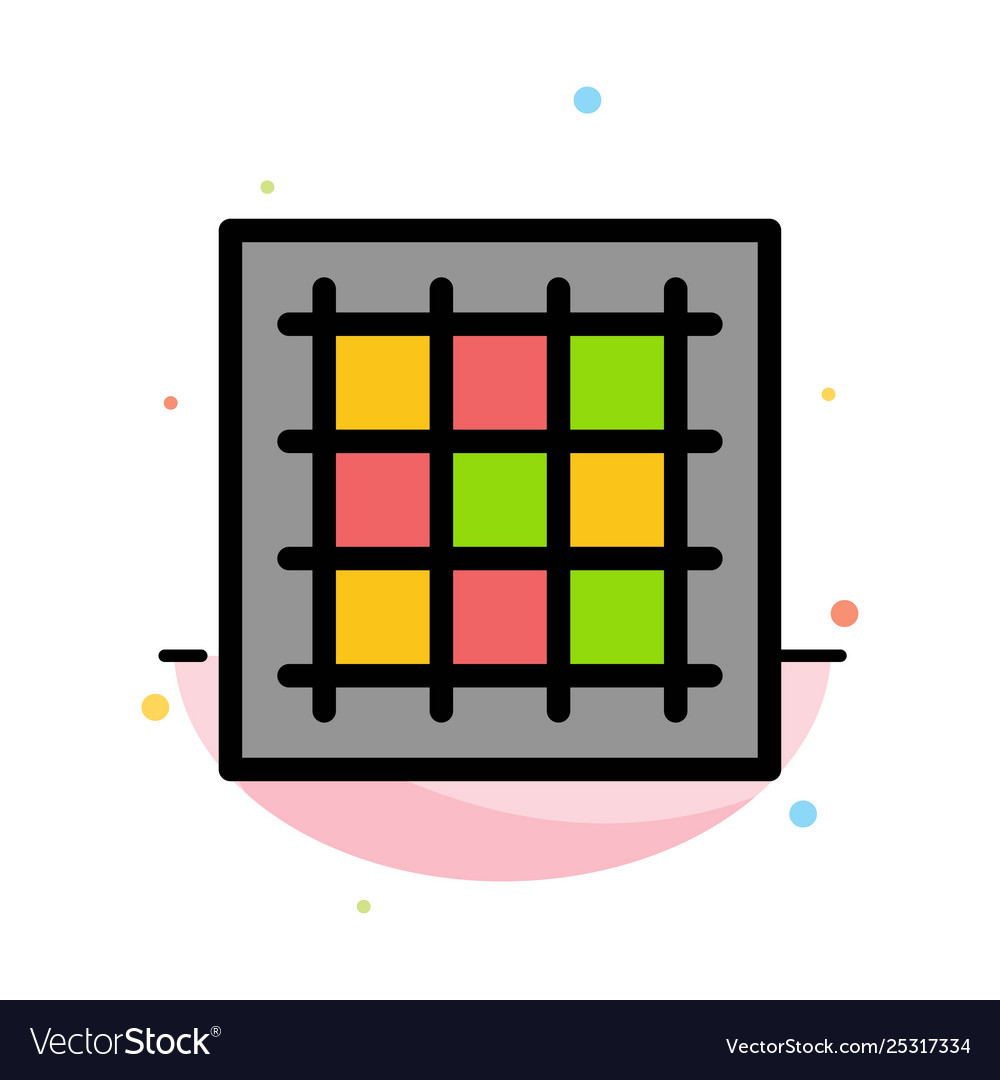 Grid graph drawing area software abstract flat vector image Grid graph drawing area software abstract flat