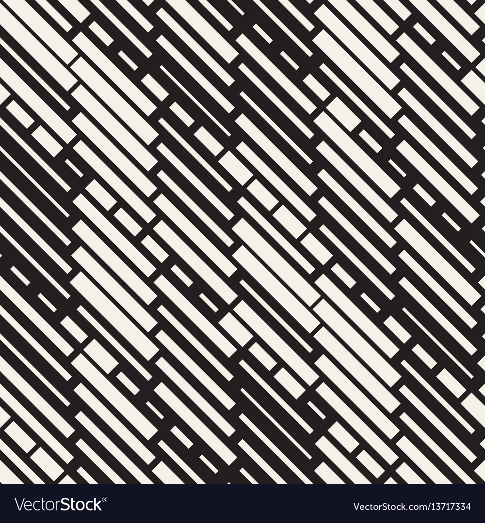 Irregular Black and White Dash Pattern