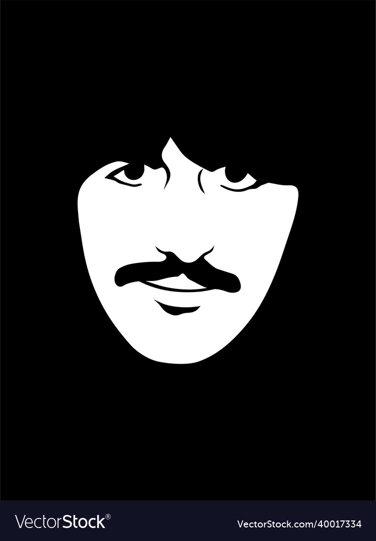 Ringo star the beatles Royalty Free Vector Image