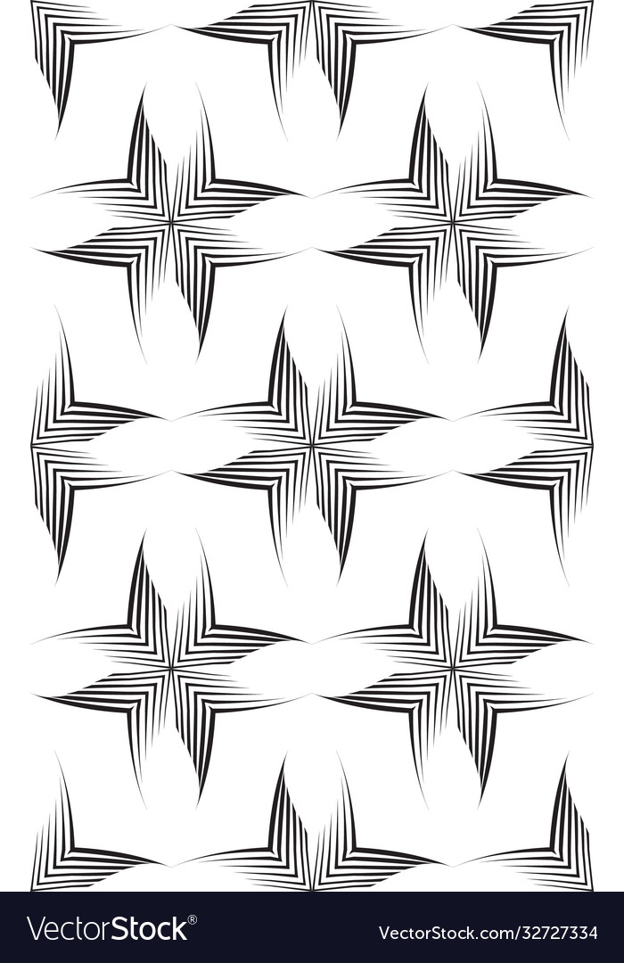 Seamless pattern uneven lines drawn vector image Seamless pattern uneven lines drawn