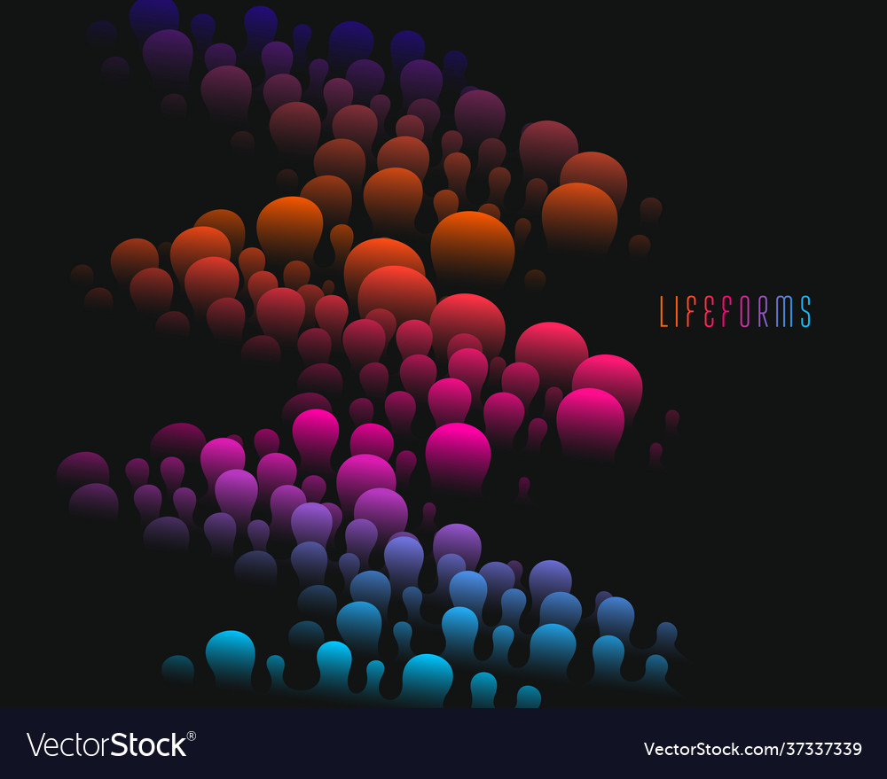 Abstract colorful fluid background dimensional vector image Abstract colorful fluid background dimensional
