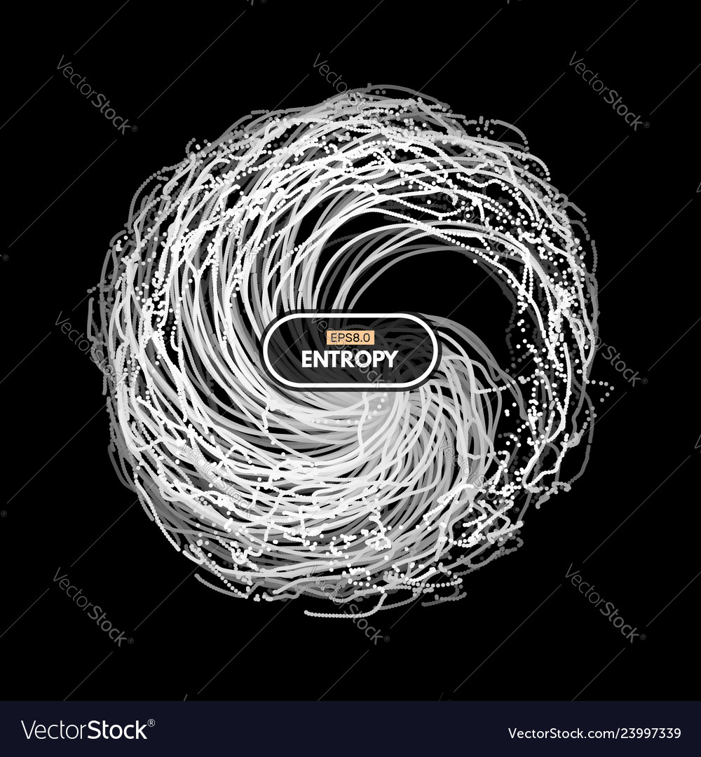 Array dynamic particles 3d futuristic technology vector image Array dynamic particles 3d futuristic technology