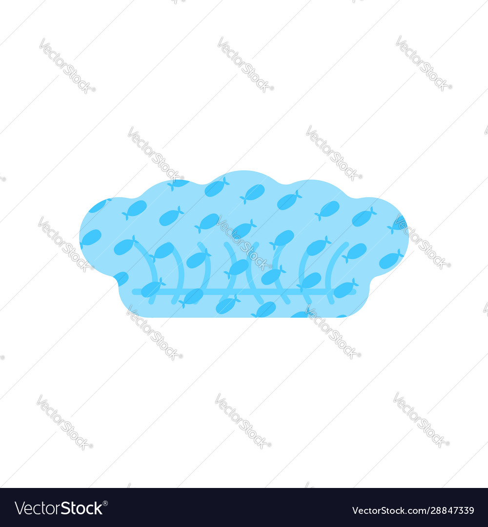 blue shower cap