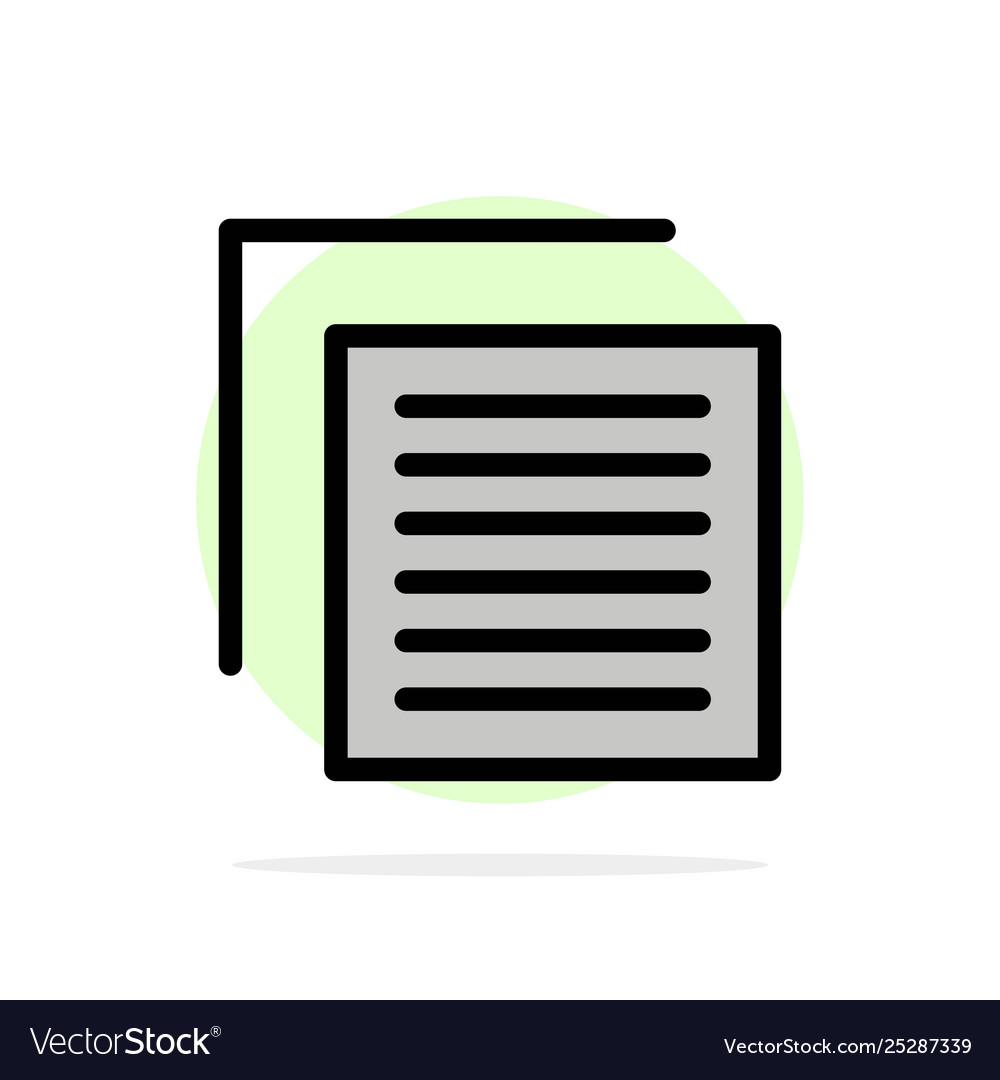 Document file user interface abstract circle vector image Document file user interface abstract circle