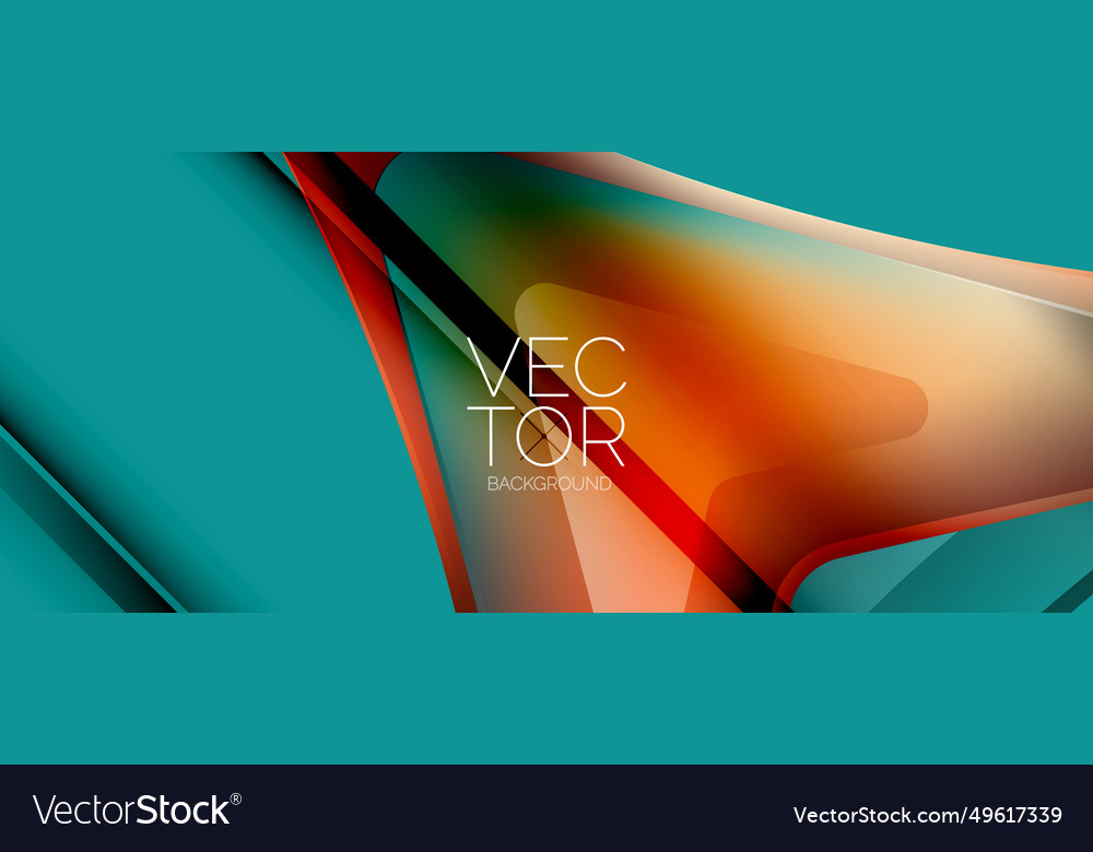 Fluid gradient arrow abstract vibrant arrows vector image Fluid gradient arrow abstract vibrant arrows