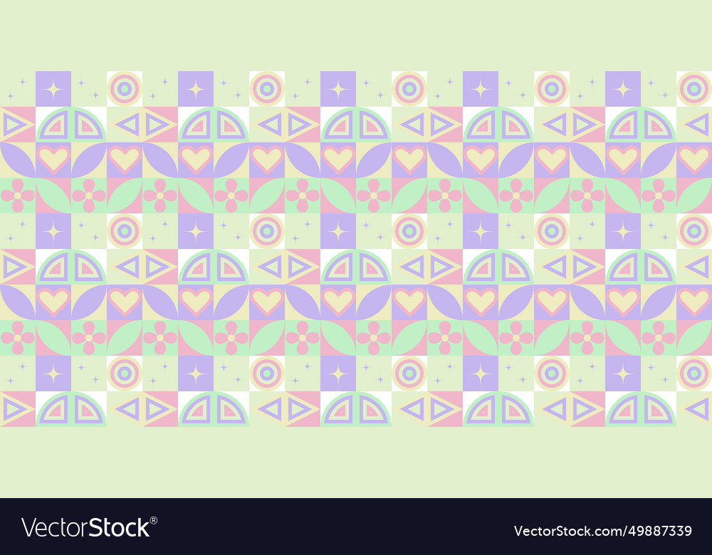 Geometric pattern background with scandinavian vector image Geometric pattern background with scandinavian