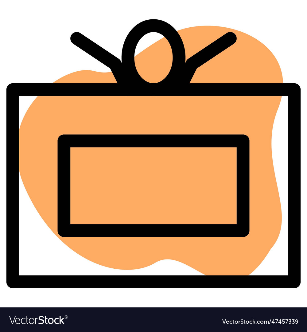 Photo frame used to display pictures Royalty Free Vector
