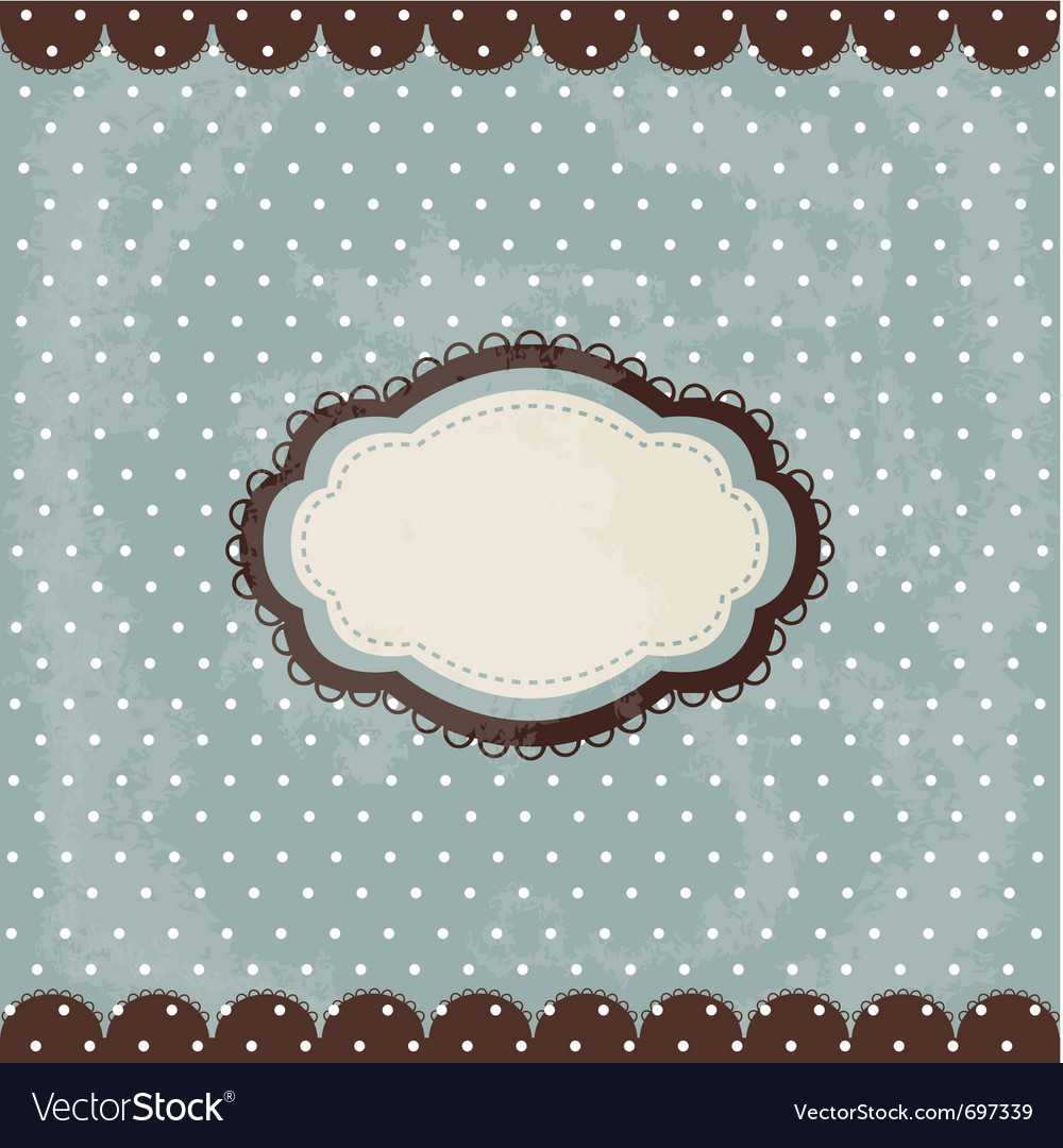 Retro Polka Dot Pattern