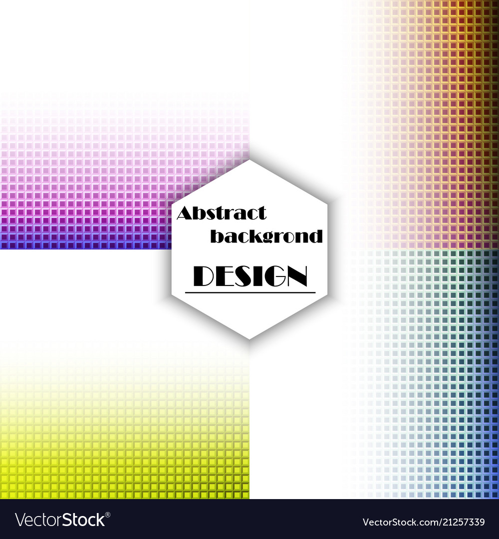 Set of abstract triangle pattern background