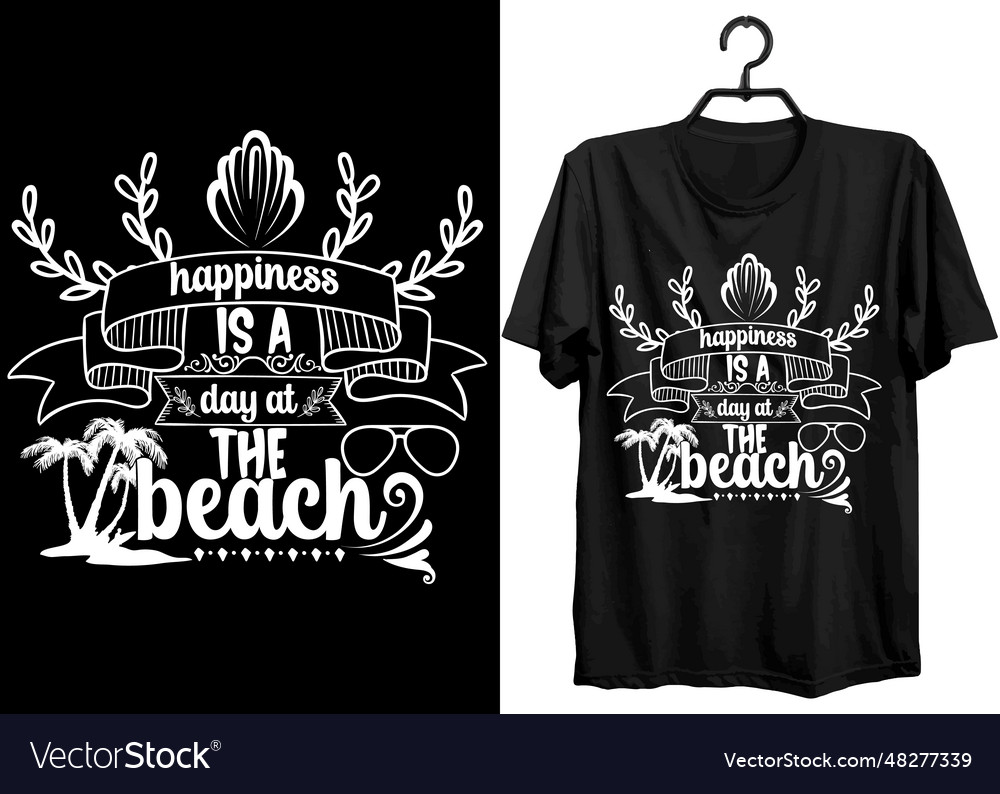 Summer season typography svg t shirt design